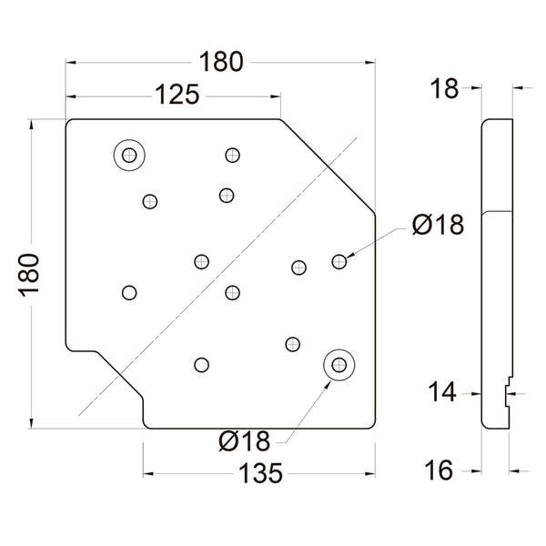 W9980 WIELPLANK VOOR 100 MM WIELEN PENN ELCOM