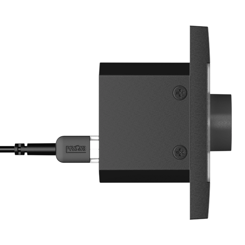 NCP105/B Audac Universele Netwerk/PoE Wandpaneelcontroller (Zwart)