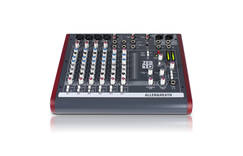 ZED-10 ALLEN &amp; HEATH 10-kanaals analoge USB mengtafel