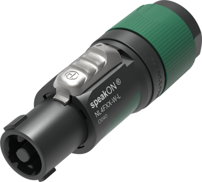 NL4FXX-W-L Neutrik SpeakON 4-polig voor Kabeldikte 10-16mm