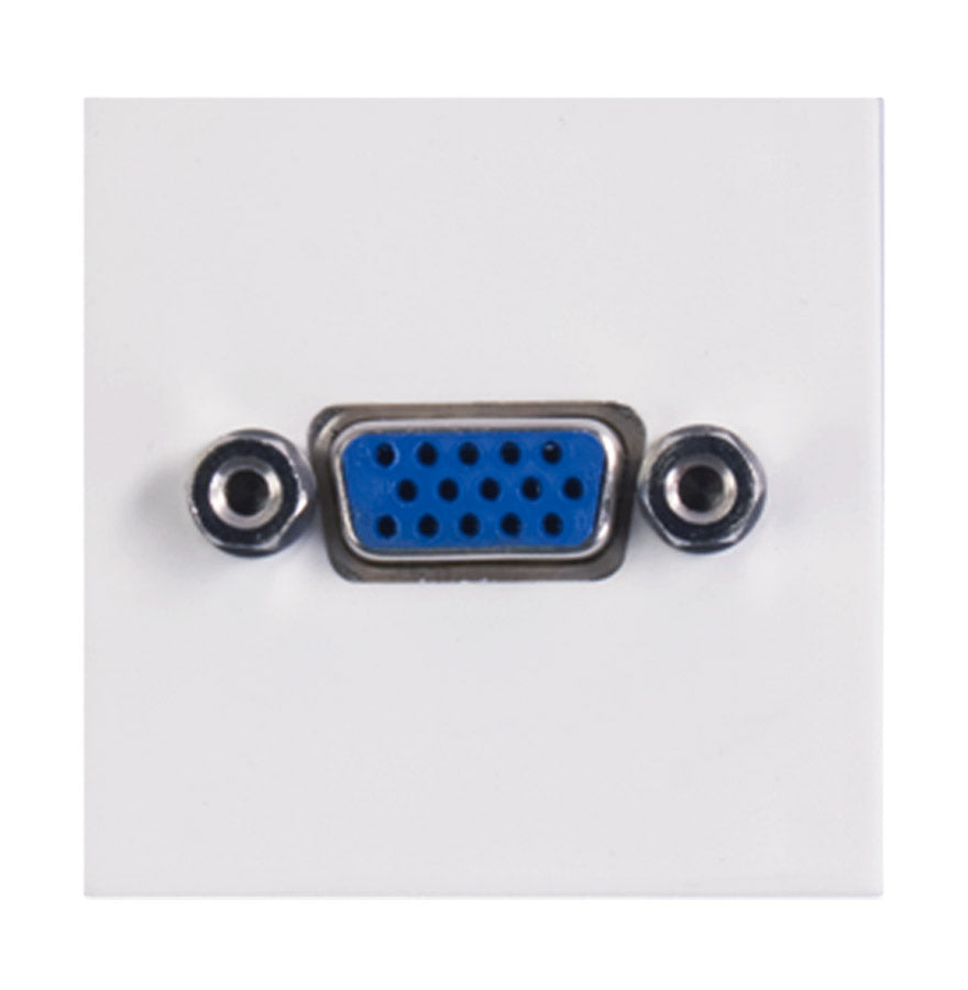 CP43VGA/W AUDAC CONNECTION PLATE SVGA BTICINO WHITE