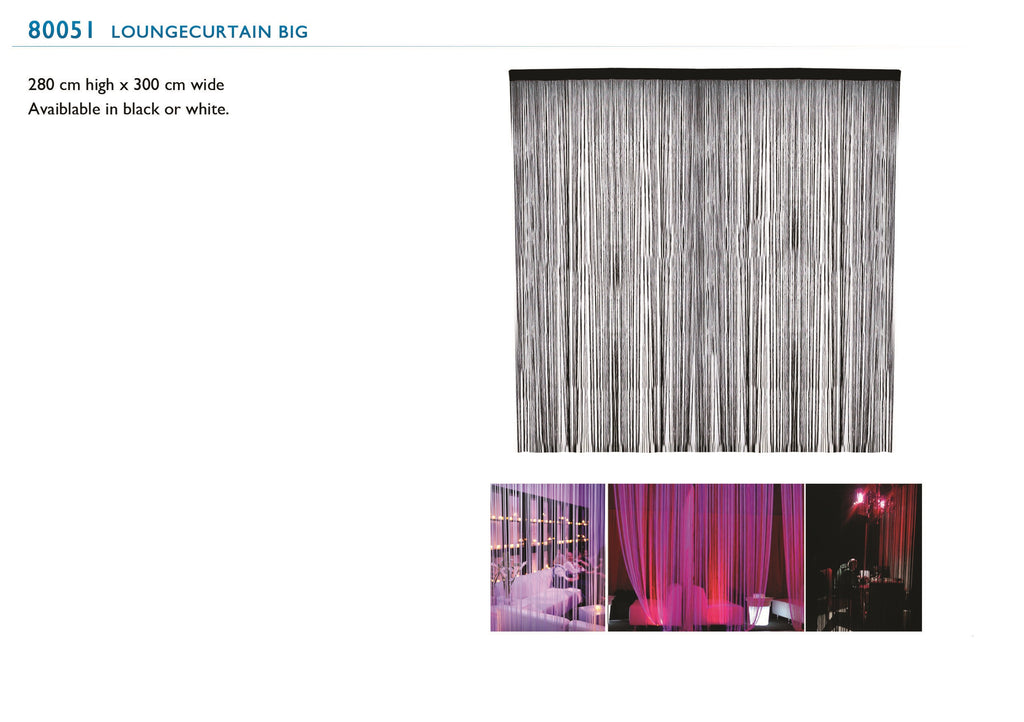 LOUNGE GORDIJN WIT STAGE EFFECTS 280CM H X 300CM BR