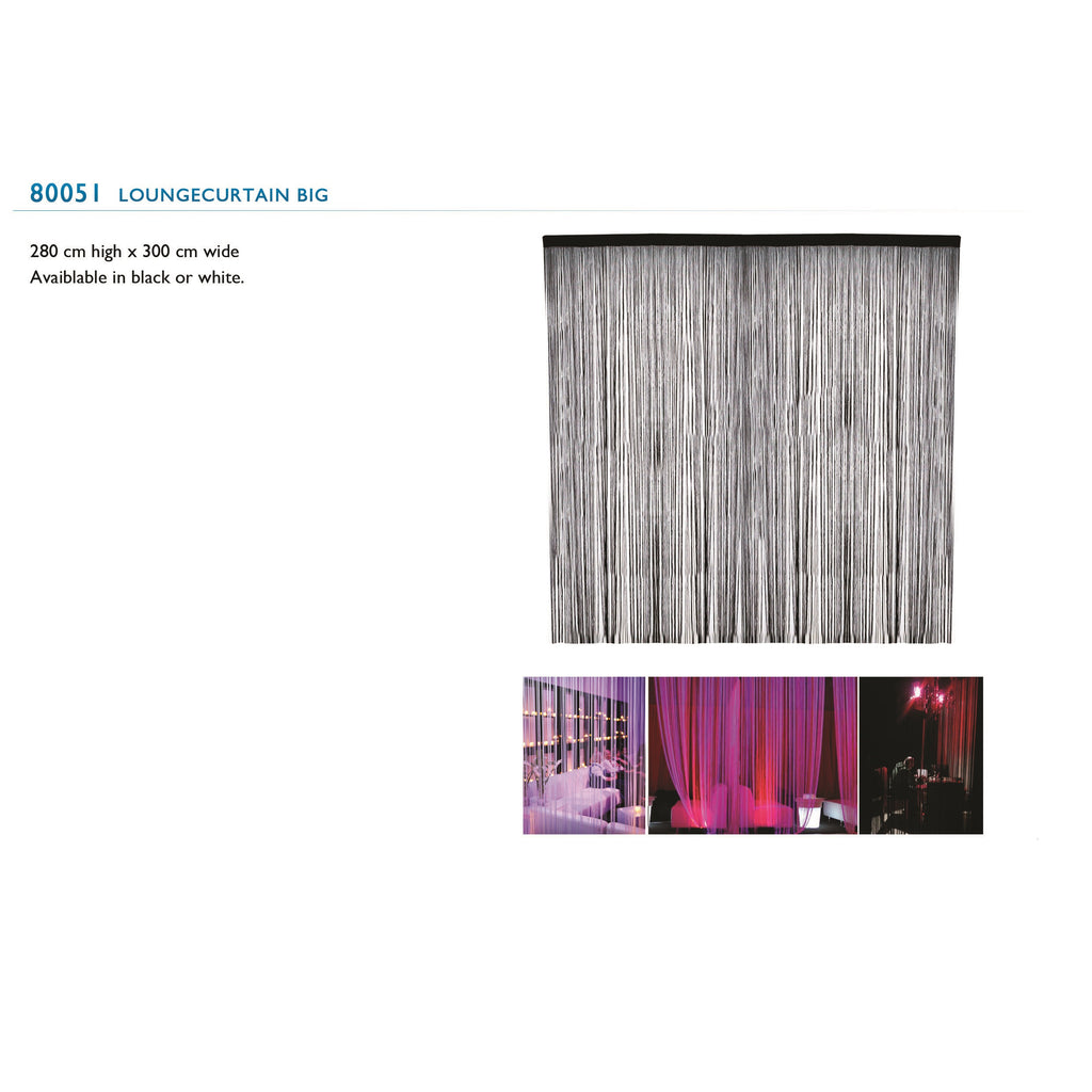 LOUNGE GORDIJN WIT STAGE EFFECTS 280CM H X 300CM BR
