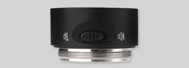 UAMS/BK SHURE MUTE KNOP (ZWART)