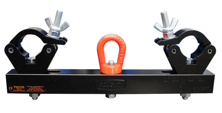 Truss Adaptor Solid 500Kg SWL Black Doughty