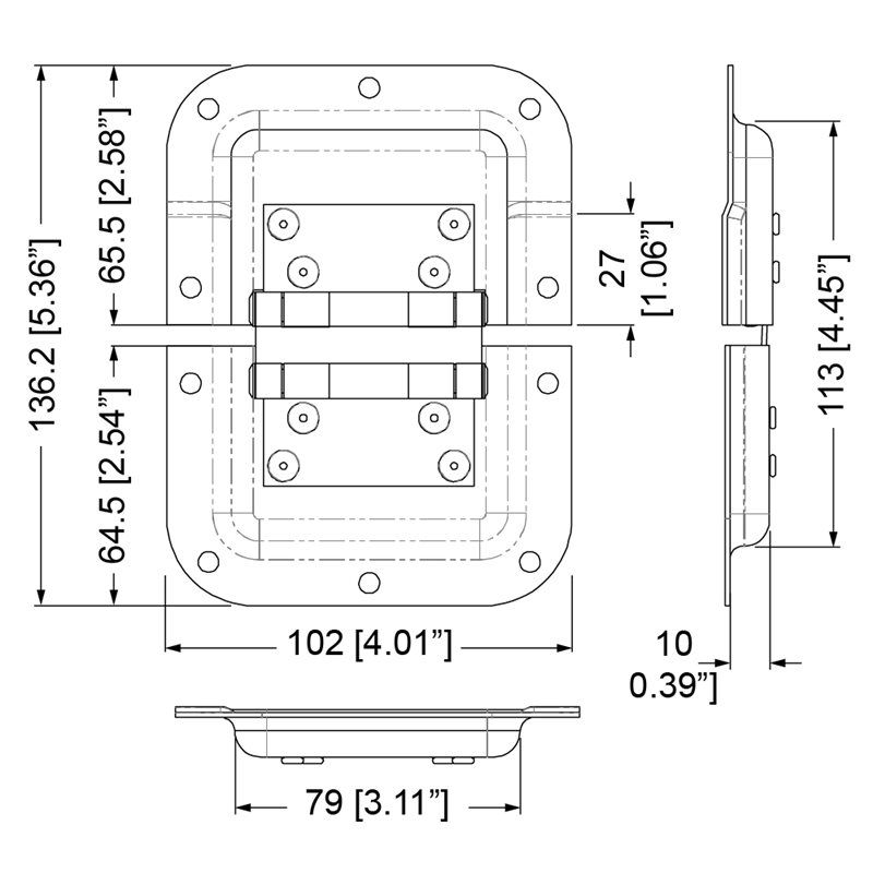 SCHARNIER PENN 27mm OFFSET DISH