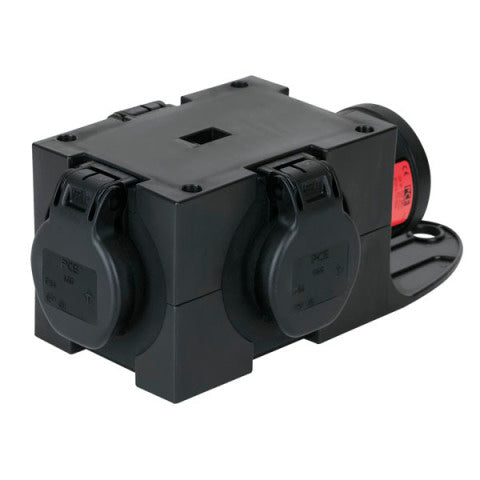 PCE Powersplit 5 CEE 16 A naar 3x schuko