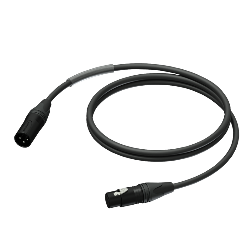 DMX AES EBU KABEL XLR 3P (NEUTRIK) HIGHFLEX 15M PROCAB