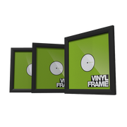 Vinyl Frame Set Glorius Zwart Omlijsting Voor LP's (3 Stuks)