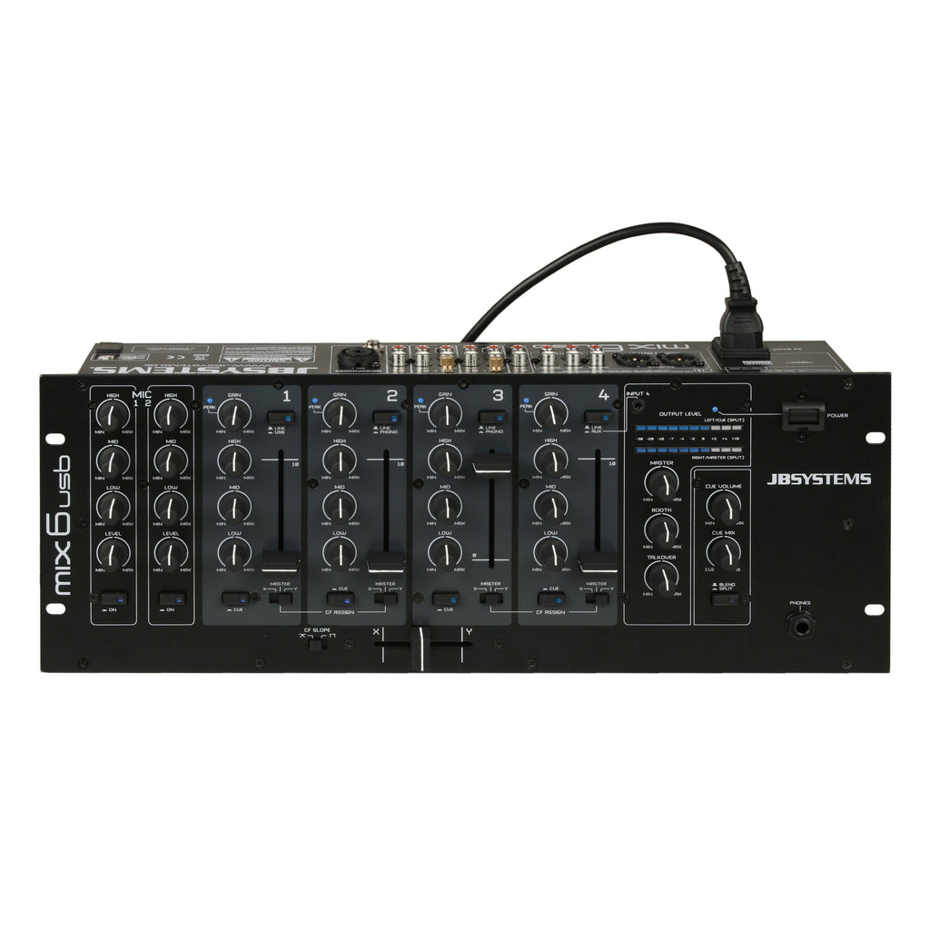 MIX 6 USB JB SYSTEMS 19-inch mixer with USB