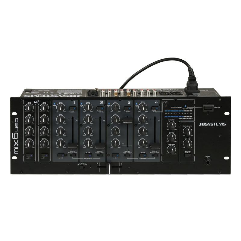 MIX 6 USB JB SYSTEMS 19'' MIXER 6-KANAALS