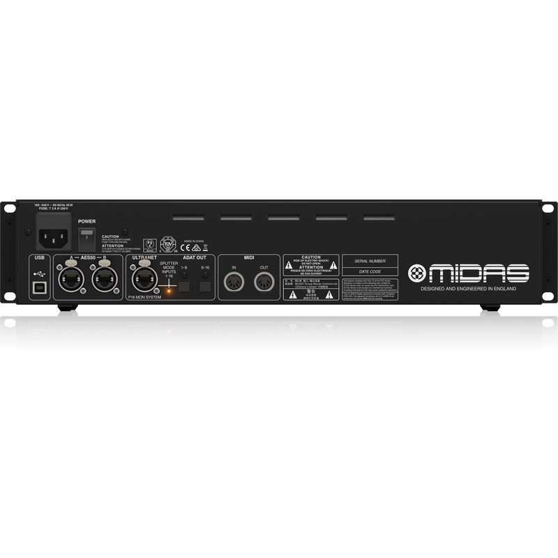 DL16 MIDAS DIGITALE STAGEBLOK 16 INPUTS /8 OUTPUTS