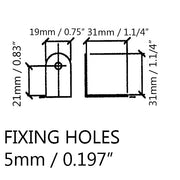 B0715 OVERZETHOEK 31 X 19 MM PENNBRITE PENN ELCOM