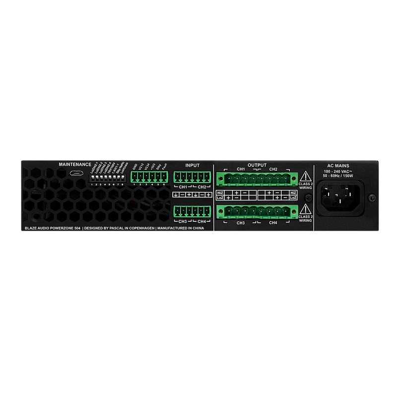 PowerZone 504 Blaze Audio Versterker