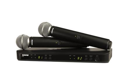 BLX288E/SM58-H8E SHURE 2-KAN HANDHELD SYST (518-542MHz) BEL
