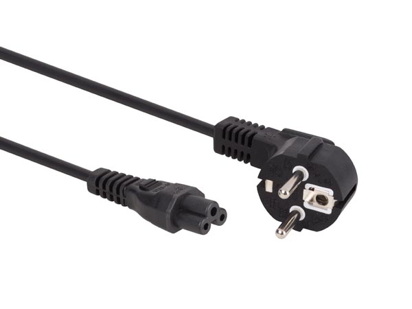 IEC cord Perel C5 plug (1.8m)
