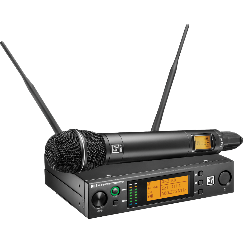 RE3-ND76-8M Electro-Voice Handheld Set (823-865MHz)