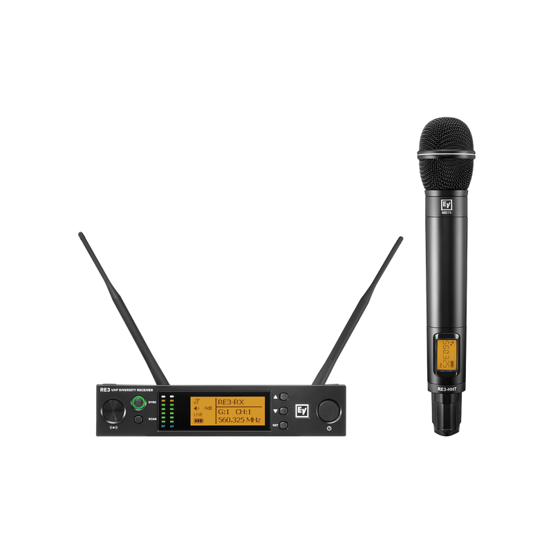 RE3-ND76-8M Electro-Voice Handheld Set (823-865MHz)