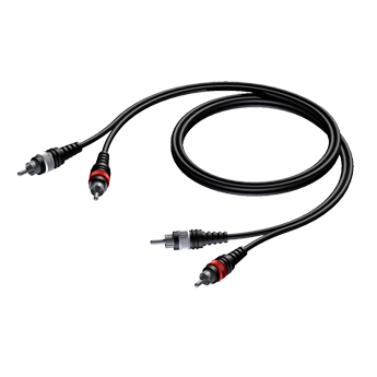 CAB800/10 2 X RCA CINCH MALE TO 2 X RCA CINCH MALE 10 M PROCAB