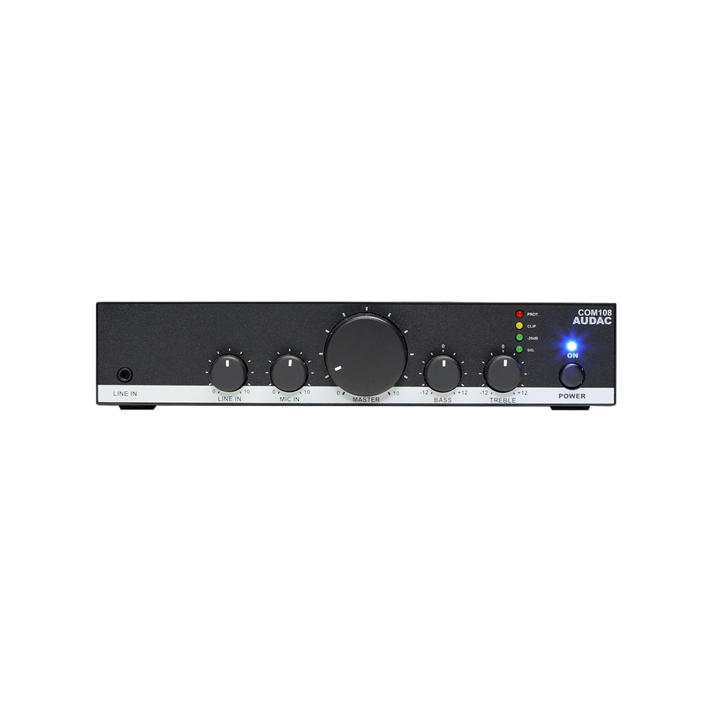 COM108 AUDAC Compacte Install Versterker 80W