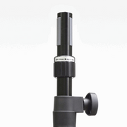 21367 K&amp;M Tussenpaal 89-138 cm met Ring Lock M20 Zwart
