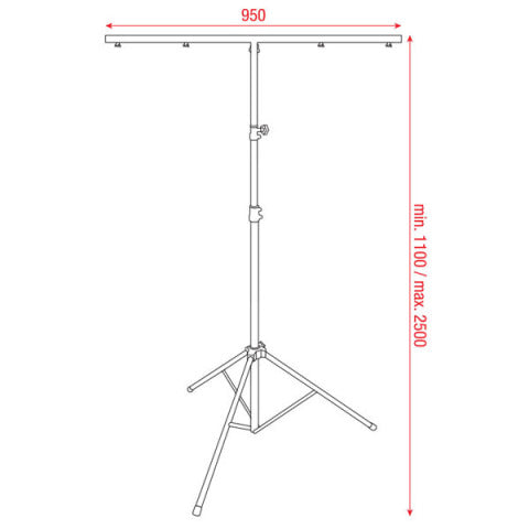 LIGHT STAND ECO 10KG SHOWTEC