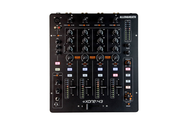 XONE:43 Allen&amp;Heath 4-kanaals analoge DJ-Mixer  