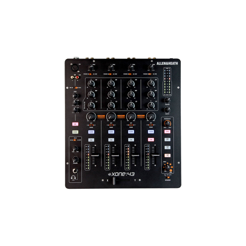 XONE:43 Allen&amp;Heath 4-kanaals analoge DJ-Mixer  