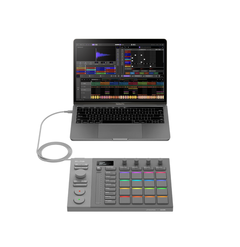SLAB ALPHATHETA Midi-controller Voor Serato Studio