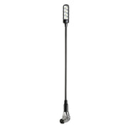 SLED 1 ULTRA XLR 3 A Adam Hall Zwanenhalslamp met 4 COB LEDs (Haakse Stekker)