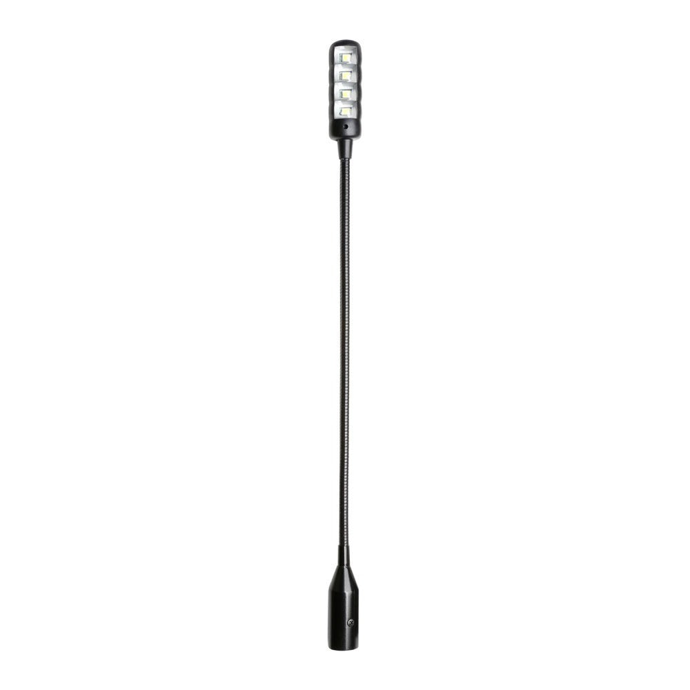 SLED 1 ULTRA XLR 3 Adam Hall Zwanenhalslamp met 4 COB LEDs