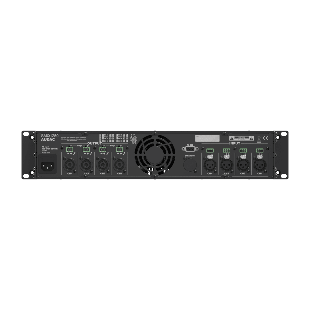 SMQ1250 AUDAC WaveDynamics™ Versterker