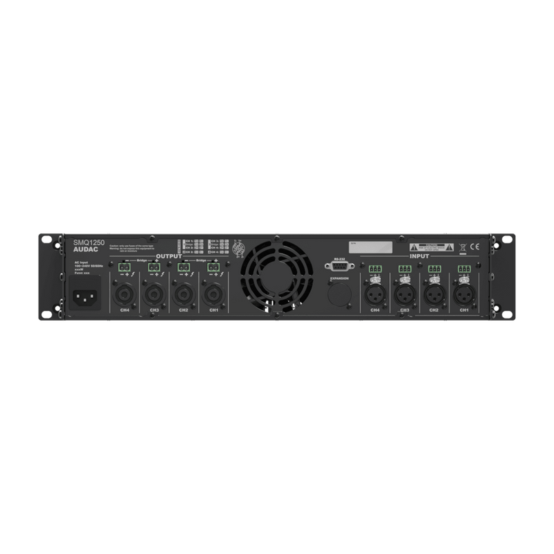 SMQ1250 AUDAC WaveDynamics™ Versterker
