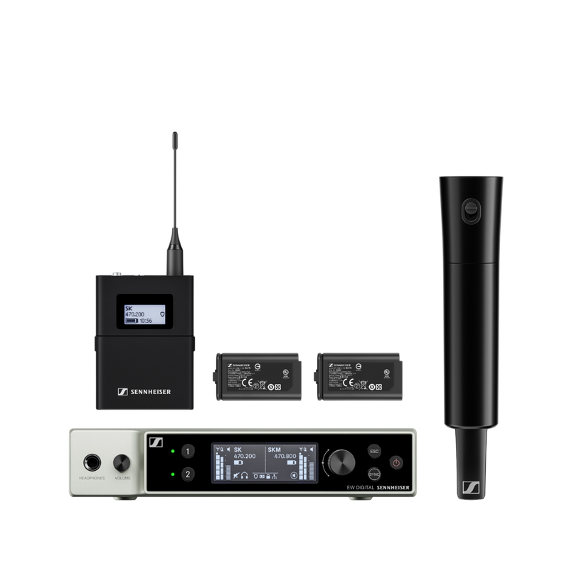 EW-DX SK/SKM-S Base Set (Q1-9) SENNHEISER (470.20-550 MHz, BE)