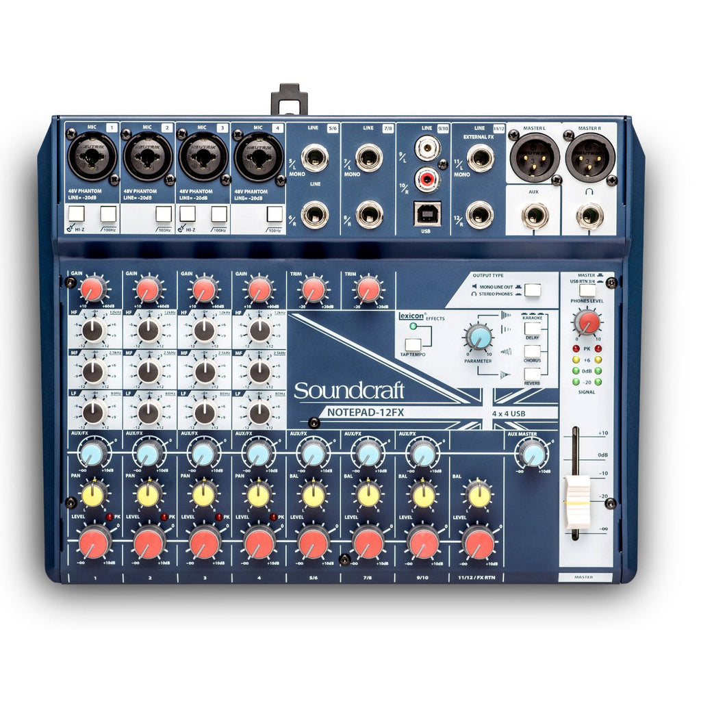 Notepad-12FX Soundcraft Mengtafel