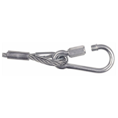 SAFETY CABLE 6MM 1M GEKEURD SHOWTEC