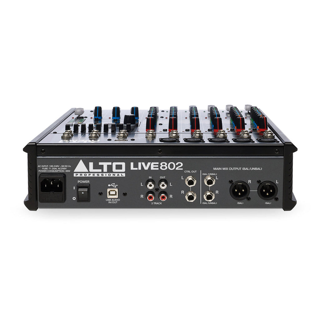 Live 802 ALTO 8-kanaals analoge mengtafel