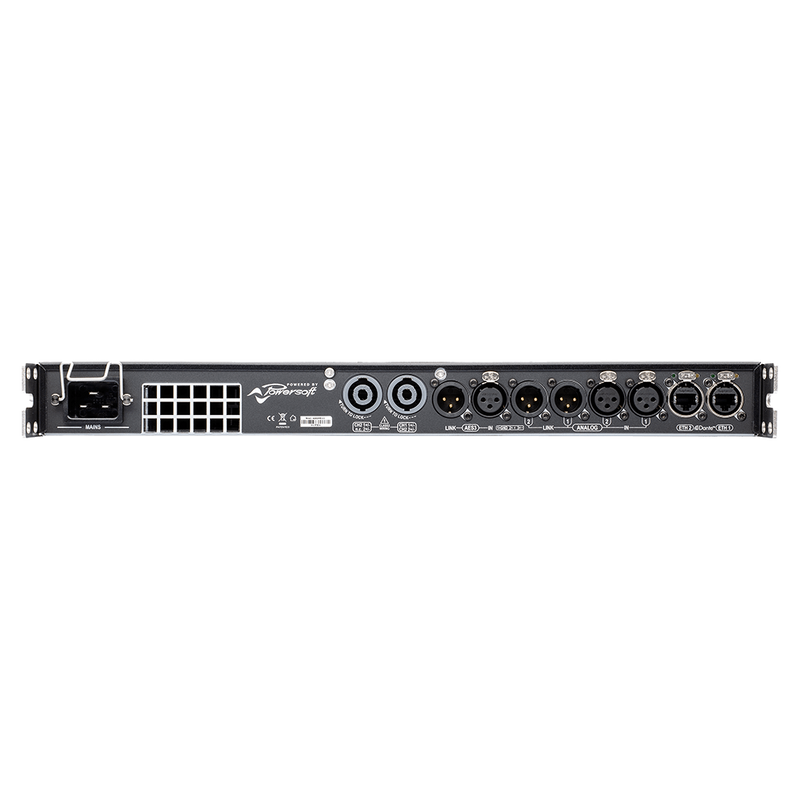 T902 PowerSoft Versterker met DSP en Dante