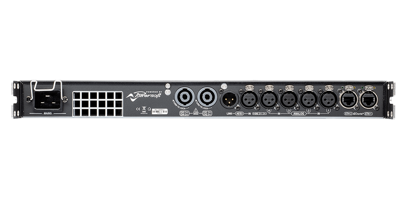 T904 Powersoft 4-Kanaals Versterker met DSP en Dante