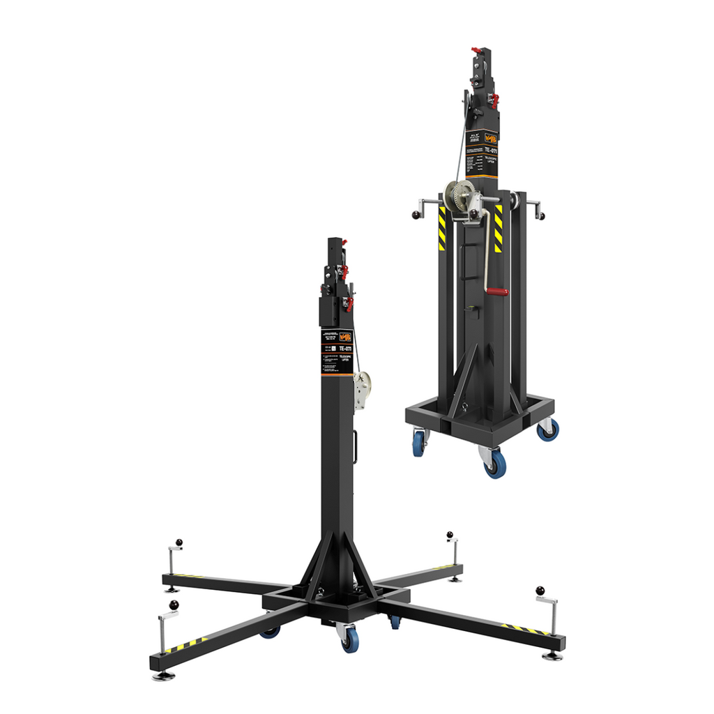 TE-071PB VMB STATIEF BLACK MAX 5.30M 200KG.