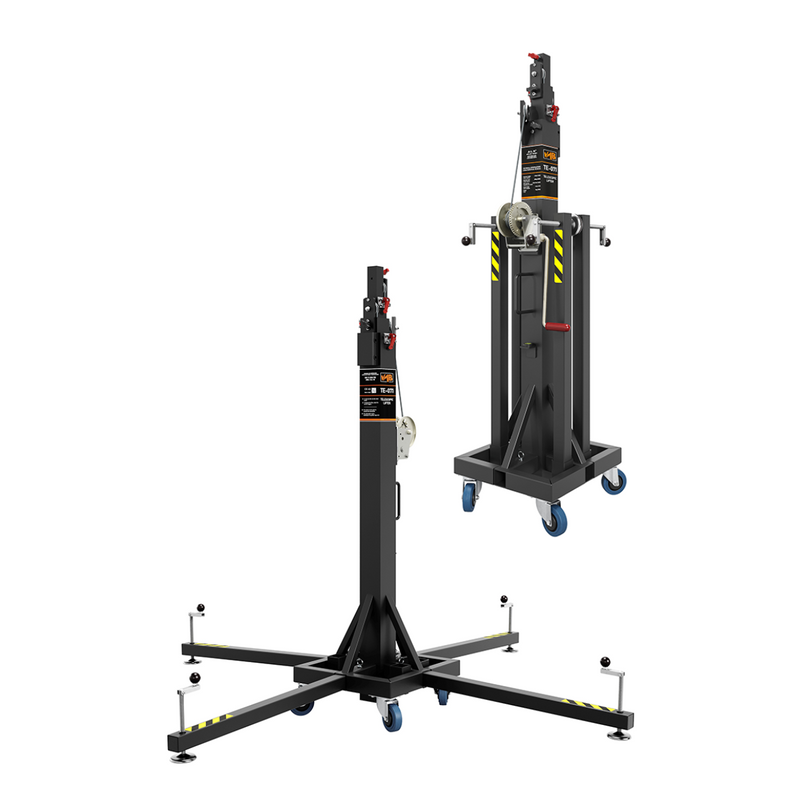 TE-071B VMB WIND-UP STATIEF 3.35m / 220KG MAX ZWART