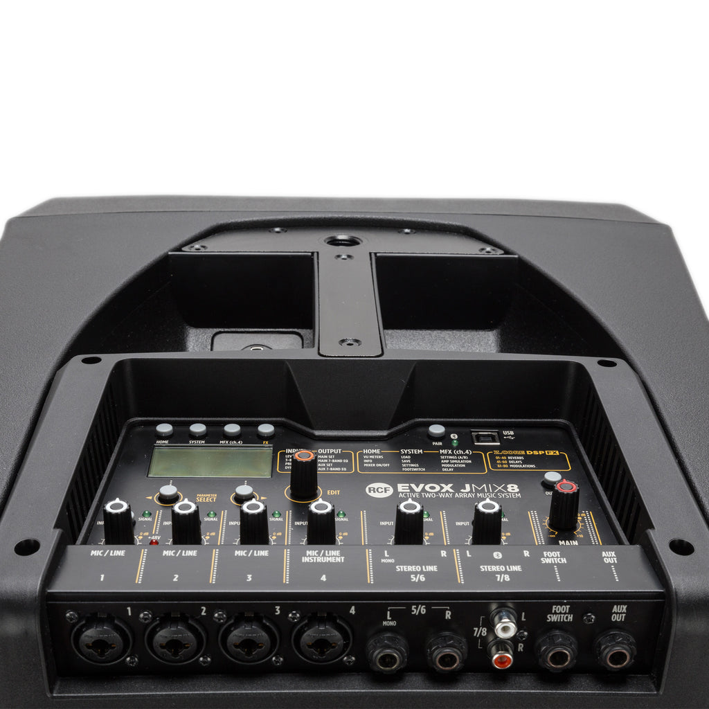 EVOX JMIX8 RCF ACT. 2-WAY SYSTEM + DIGITAL 8-CH. MIXER 700W