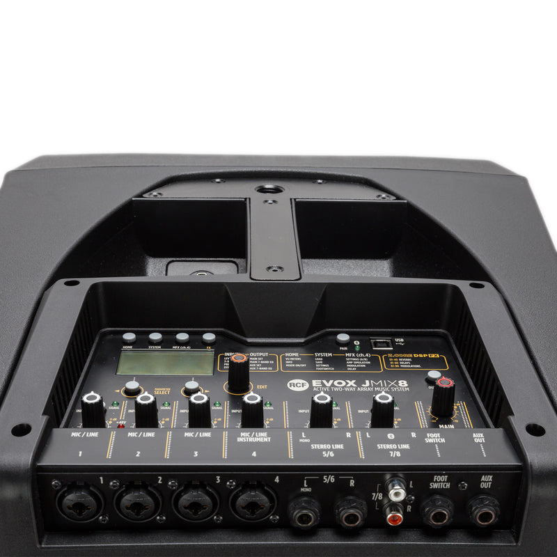 EVOX JMIX8 RCF Column array with built-in mixer