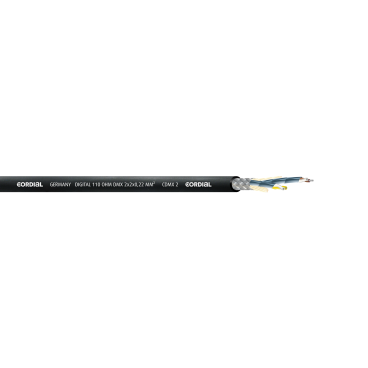 DMX KABEL 2 PAAR CORDIAL HIGH PERFORMANCE /METER