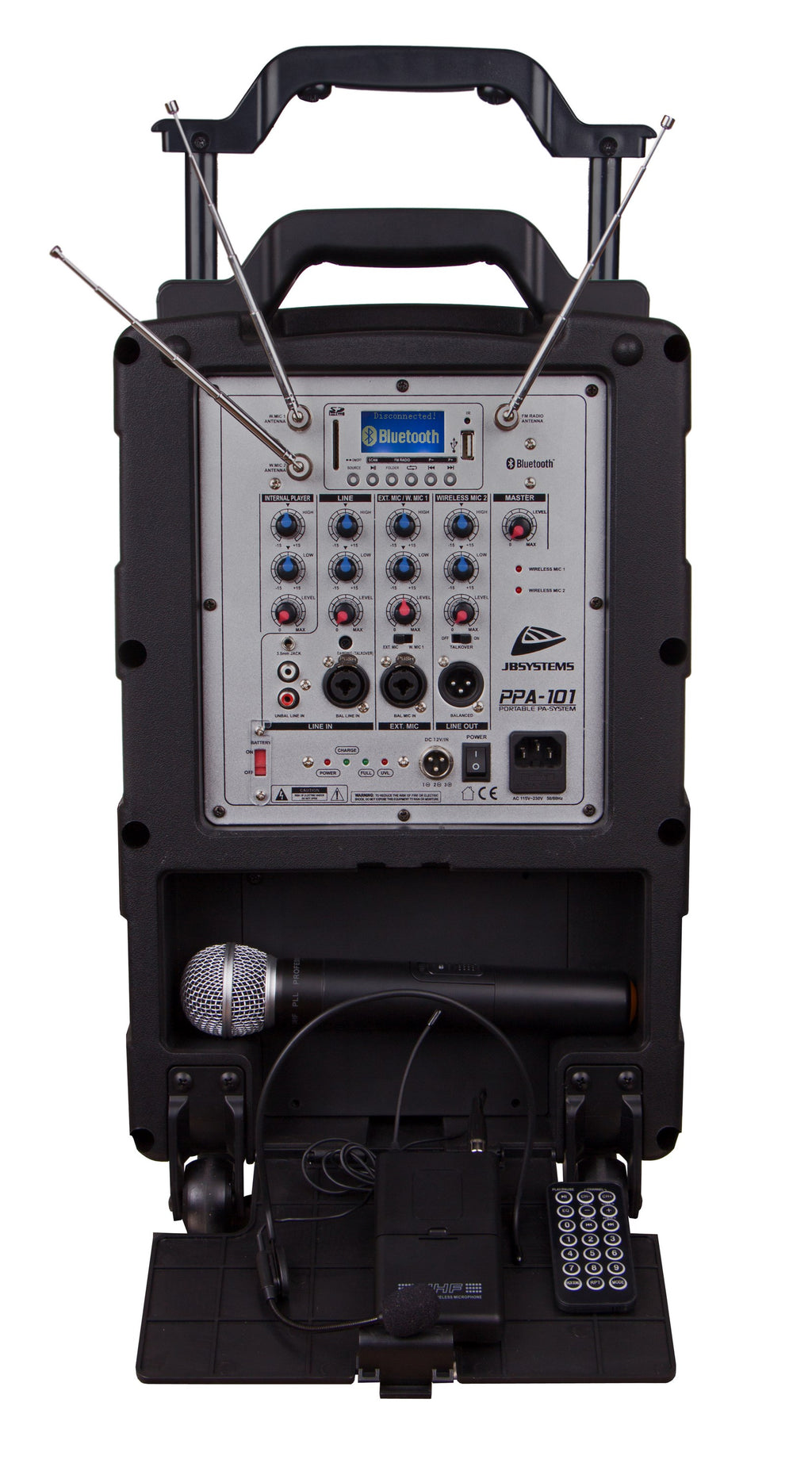 PPA-101 JB COMPACT PORTABLE PA-SYSTEM 50W ex. BATTERIJ EOL