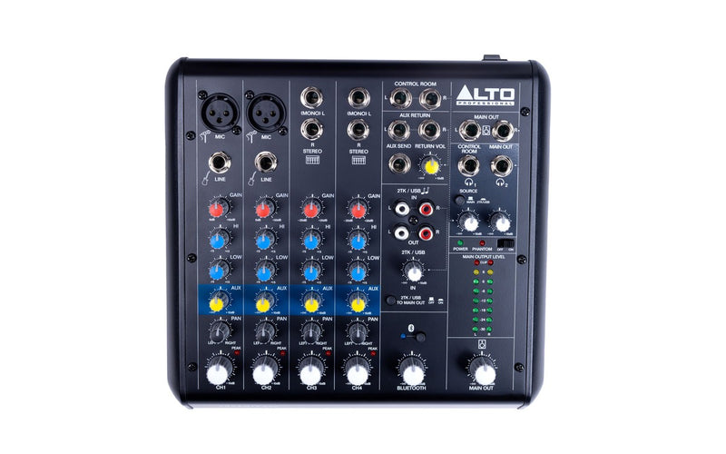 TRUEMIX 600 ALTO Compacte 6-kanaalsmixer met USB en Bluetooth