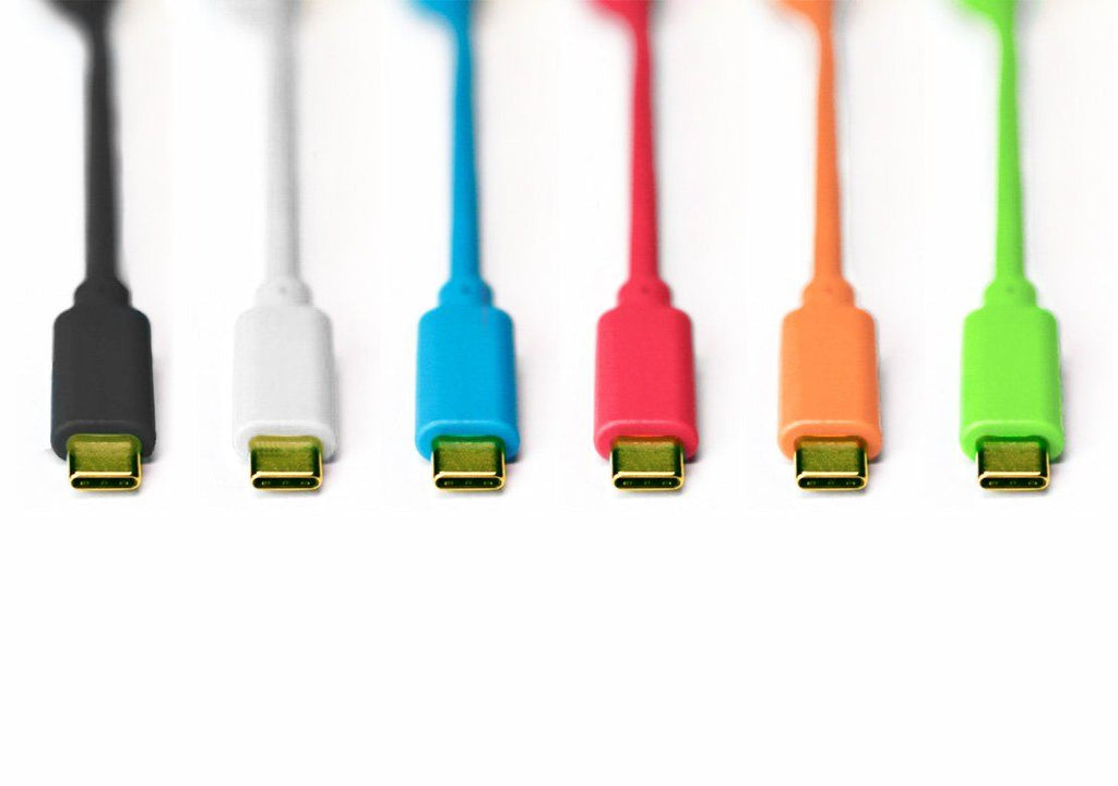 CHROMA CABLE STRAIGHT USB-C 1.5m NEON ORANGE DJ TECHTOOLS