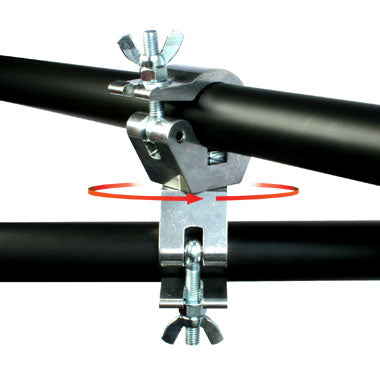 SWIVEL COUPLER ATOM 32MM SILVER DOUGTY