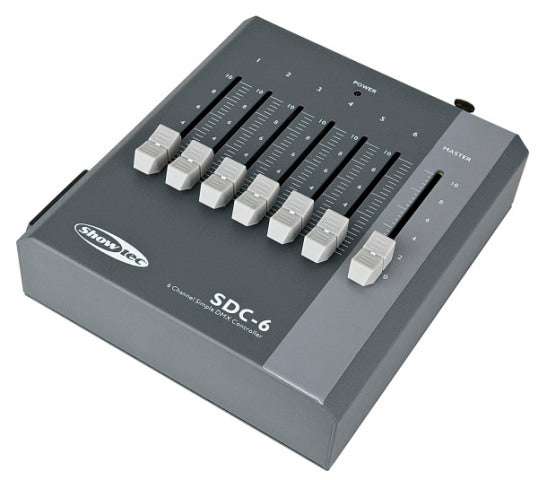 SDC-6 SHOWTEC 6-KANAALS DMX CONSOLE
