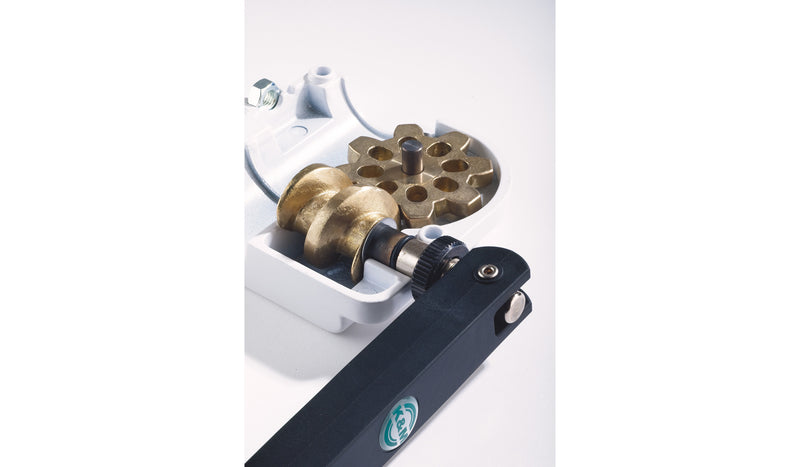21338 K&amp;M Wind-Up Tussenpaal 104-160,5 cm Zwart